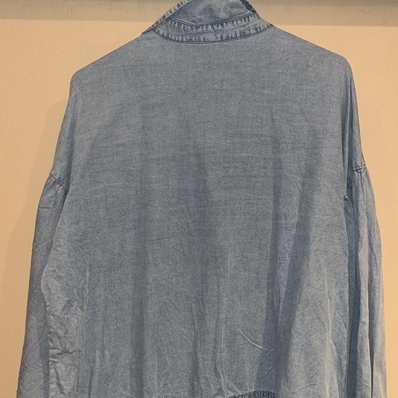 Washed out color denim mini or tunic size XL - Picture 10 of 12